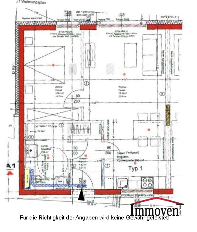 Wohnung zur Miete 485 € 2 Zimmer 52,4 m²<br/>Wohnfläche 1.<br/>Geschoss Eggenberger Gürtel Gries Graz 8020