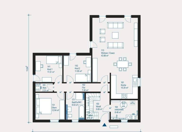 Haus zum Kauf 650.799 € 7 Zimmer 218 m² 430 m² Grundstück Immigrath Langenfeld (Rheinland) 40764