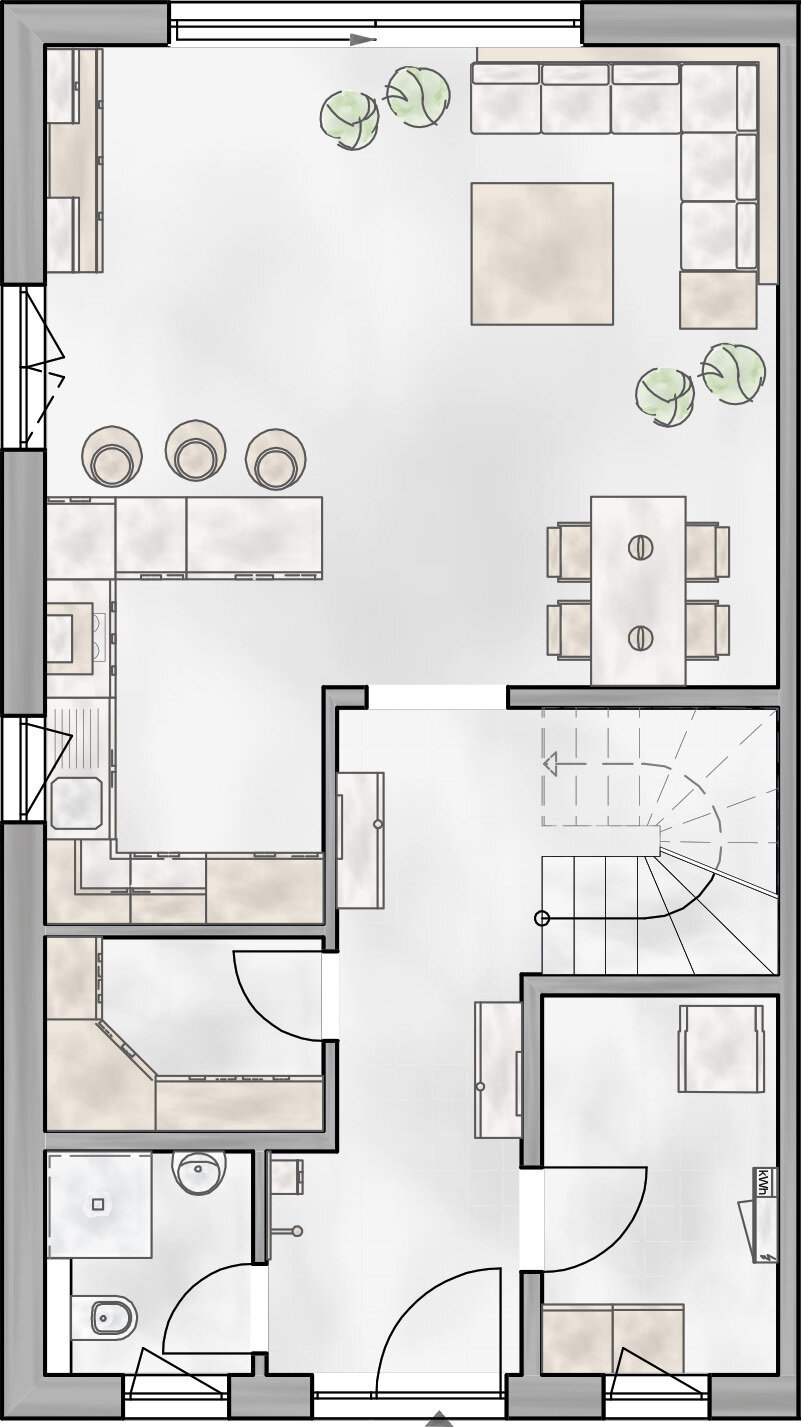 Doppelhaushälfte zum Kauf provisionsfrei 615.000 € 4 Zimmer 135 m²<br/>Wohnfläche 619 m²<br/>Grundstück Stolzenhagen Wandlitz 16348