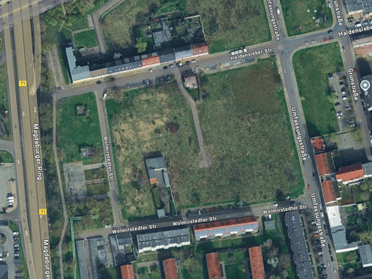 Gewerbegrundstück zur Miete provisionsfrei 1.500 m² Grundstück Haldensleber Straße 38 Neue Neustadt Neue Neustadt 39124