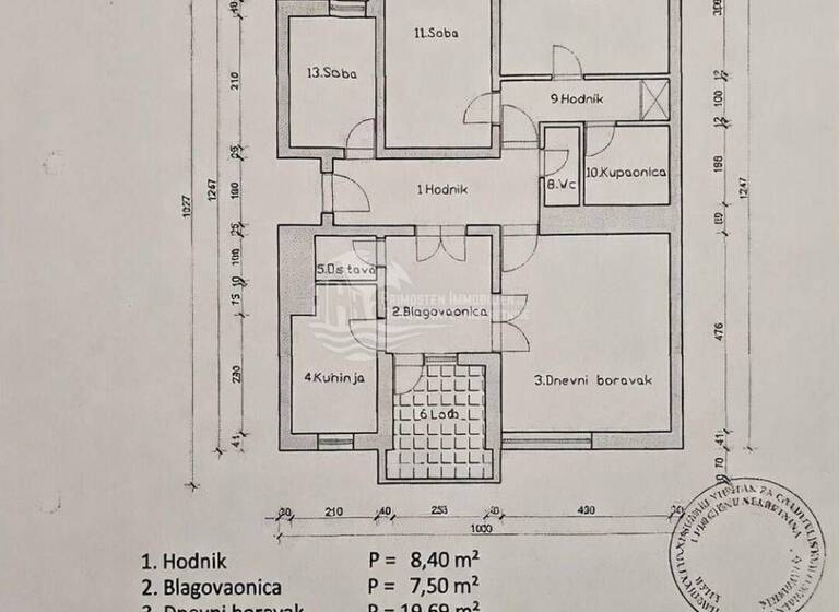 Wohnung zum Kauf 349.000 € 4 Zimmer 90 m² 2. Geschoss Grad, Sibenik Sibenik