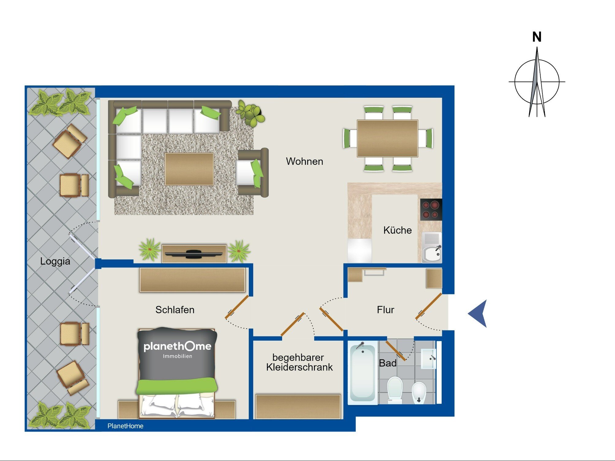 Wohnung zum Kauf 499.000 € 2 Zimmer 73 m²<br/>Wohnfläche 17.<br/>Geschoss Timmendorfer Strand Timmendorfer Strand 23669