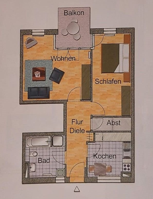 Wohnung zur Miete 1.100 € 2 Zimmer 64 m²<br/>Wohnfläche 2.<br/>Geschoss Denzlingen 79211