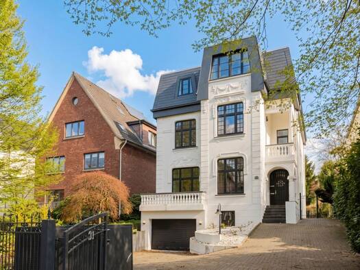 Einfamilienhaus zum Kauf 4.150.000 € 6 Zimmer 550 m² 1.057 m² Grundstück Alsterdorf Hamburg 22297