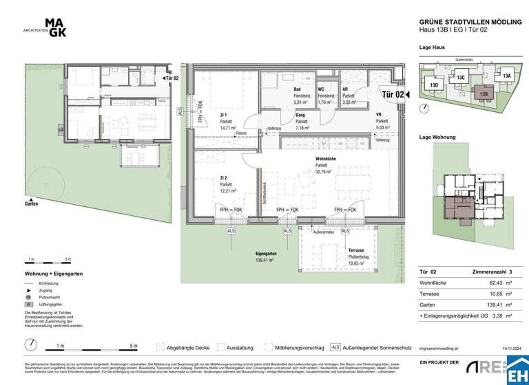 Wohnung zum Kauf - Erstbezug 502.850 € 3 Zimmer 82,4 m² EG Quellenstraße Mödling 2340