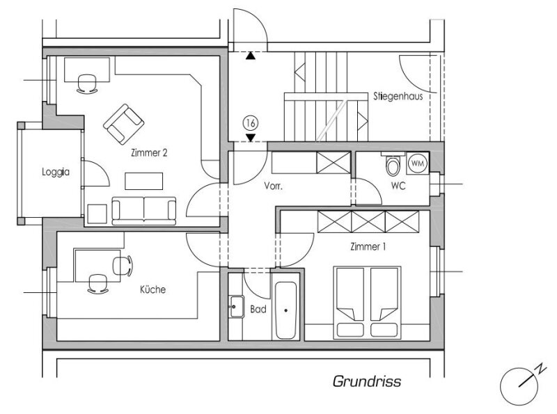 Wohnung zum Kauf 234.900 € 2 Zimmer 58 m²<br/>Wohnfläche Dornbirn 6850