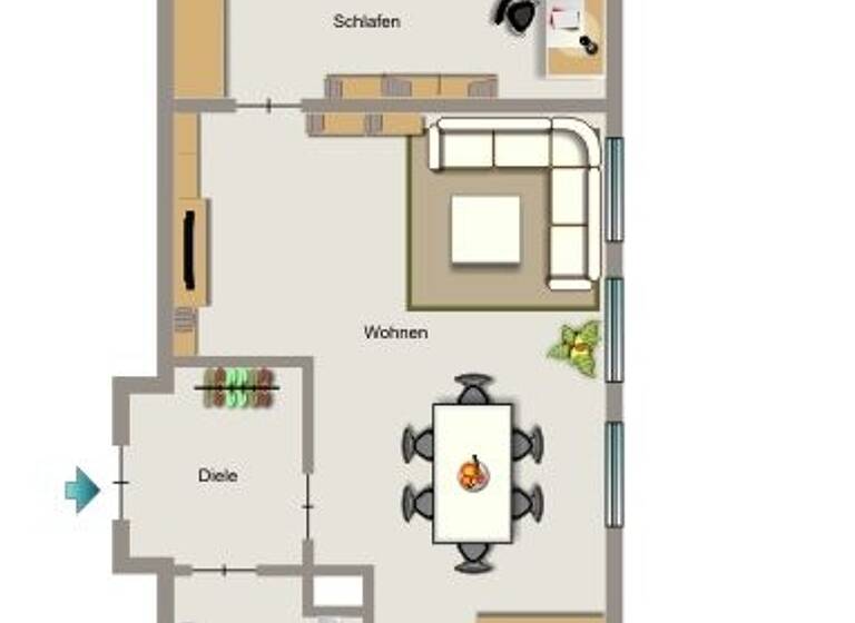 Wohnung zur Miete 455 € 2,5 Zimmer 59,6 m² 1. Geschoss Amselweg 4 Brambauer Lünen 44536