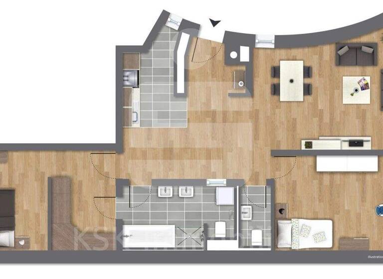 Wohnung zum Kauf 649.000 € 3 Zimmer 93 m² Altstadt-Nord Köln 50986