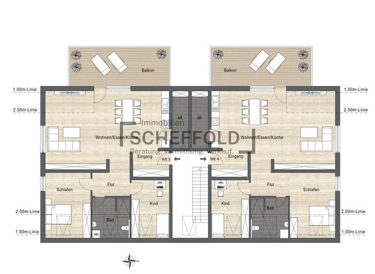 Wohnung zur Miete 1.020 € 3,5 Zimmer 100,9 m²<br/>Wohnfläche Dachgeschoss, 2.<br/>Geschoss ab sofort<br/>Verfügbarkeit Ingerkingen Schemmerhofen-Ingerkingen 88433