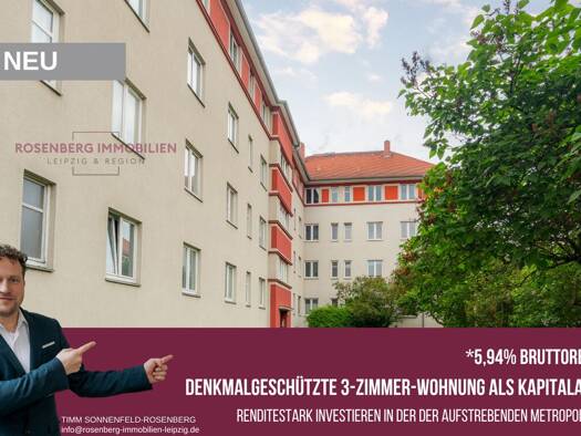 Wohnung zum Kauf 99.900 € 3 Zimmer 67,1 m² 3. Geschoss Fliederhof 6 Schönefeld-Abtnaundorf Nordost 04347