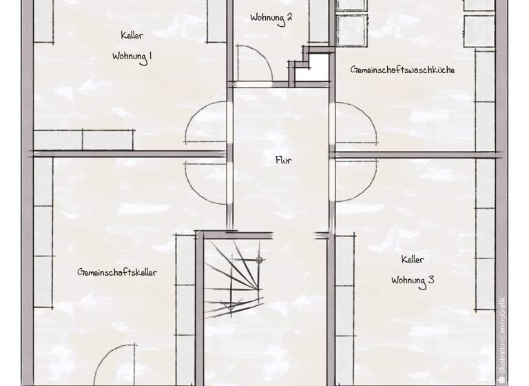 Wohnung zum Kauf 299.000 € 4 Zimmer 87 m²<br/>Wohnfläche Dachgeschoss<br/>Geschoss Schoppershof Nürnberg 90409