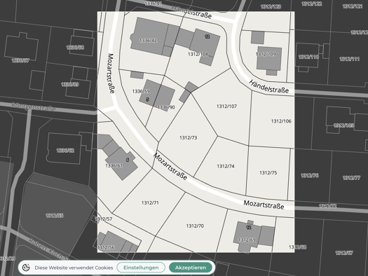 Grundstück zum Kauf provisionsfrei 510.000 € 616 m² Grundstück Mozartstraße 7 Eitensheim 85117