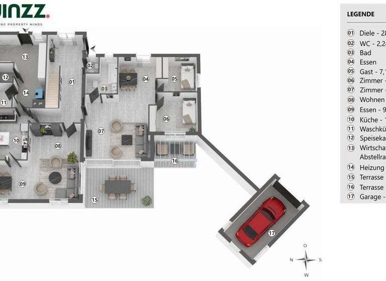 Einfamilienhaus zum Kauf 545.000 € 6 Zimmer 250 m² 1.486 m² Grundstück Schobüll Husum 25813