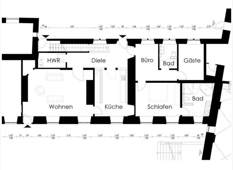 Wohnung zur Miete 1.597 € 3,5 Zimmer 170 m² EG Herzebrock Herzebrock-Clarholz 33442