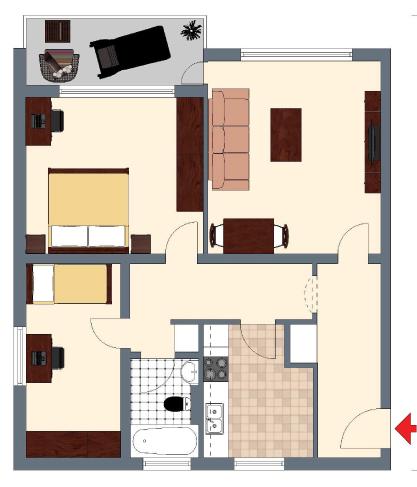 Wohnung zur Miete 680 € 3 Zimmer 75,5 m²<br/>Wohnfläche ab sofort<br/>Verfügbarkeit Buxtehude Buxtehude 21614