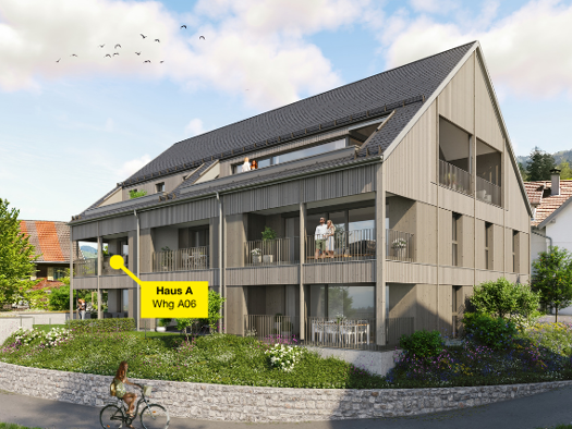 Terrassenwohnung zum Kauf - Erstbezug 664.000 € 3 Zimmer 76,6 m² Auf dem Bühel 1 Wolfurt 6922