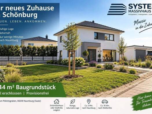 Reihenmittelhaus zum Kauf provisionsfrei 365.500 € 6,5 Zimmer 125 m² 544 m² Grundstück Am Pöllnitzgraben Naumburg (Saale) 06618