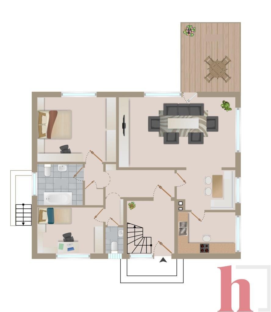 Einfamilienhaus zum Kauf provisionsfrei 329.500 € 165 m²<br/>Wohnfläche 655 m²<br/>Grundstück Büren Lotte 49504