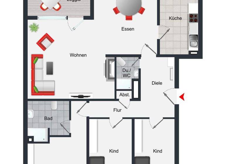 Wohnung zum Kauf 330.000 € 4 Zimmer 116 m² Leimen 69181