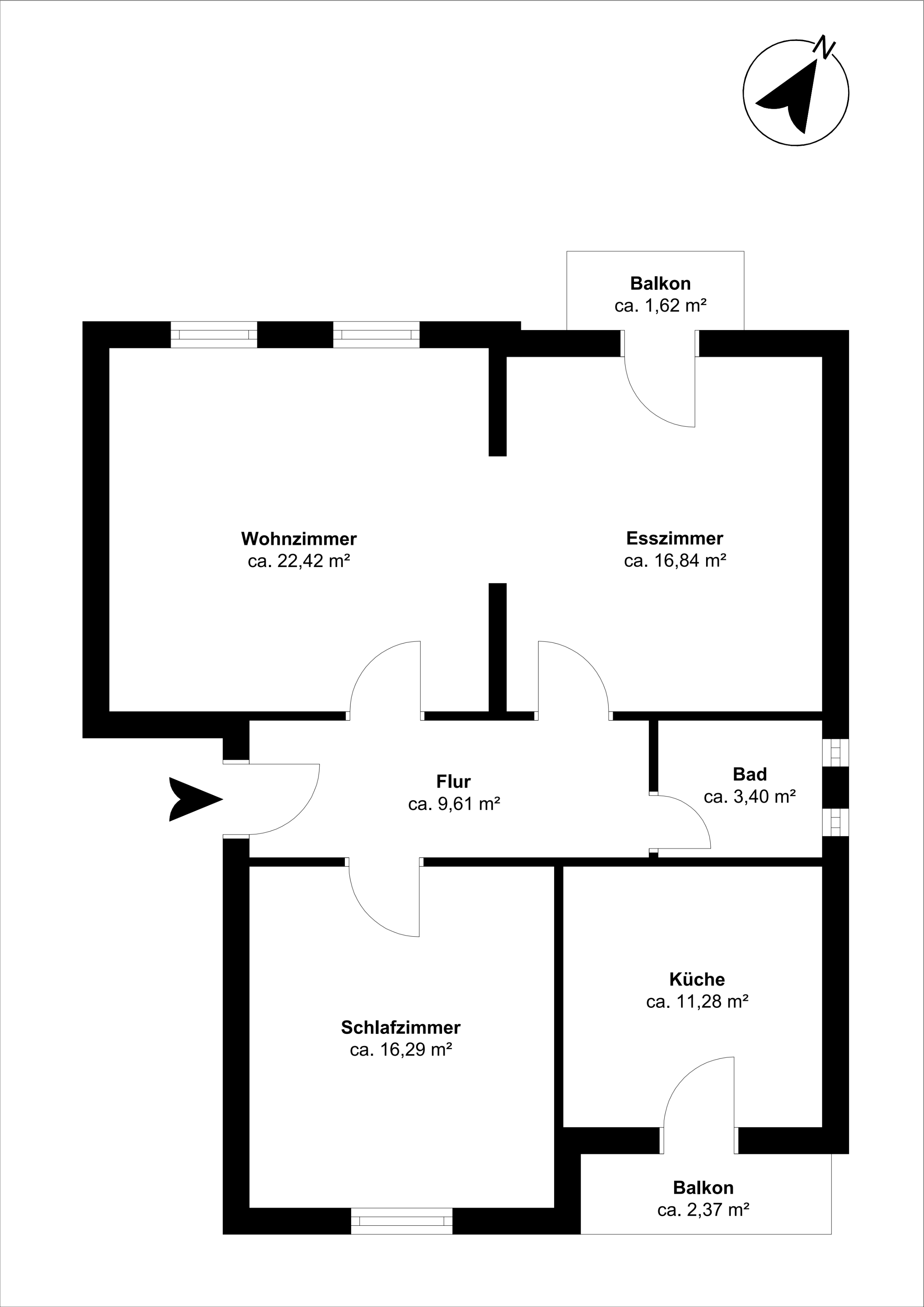 Wohnung zum Kauf 469.000 € 3 Zimmer 83 m²<br/>Wohnfläche 1.<br/>Geschoss ab sofort<br/>Verfügbarkeit Kollaustraße 123 Niendorf Hamburg 22453