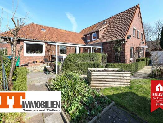 Einfamilienhaus zum Kauf 266.000 € 10 Zimmer 247,3 m² 874 m² Grundstück Rüstersiel Wilhelmshaven 26386