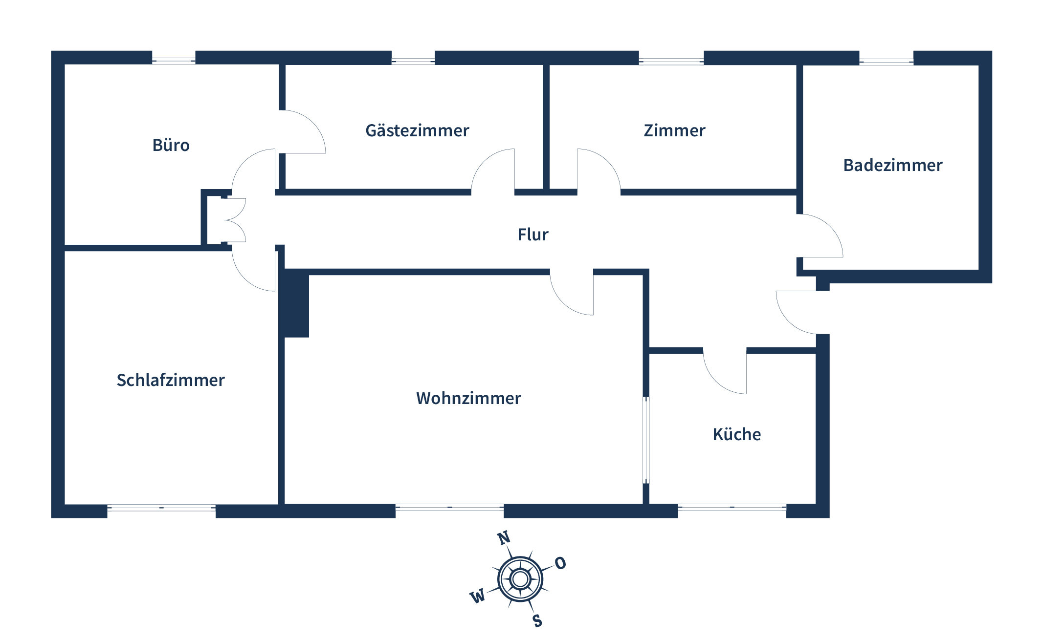 Wohnung zum Kauf 120.000 € 5 Zimmer 121,3 m²<br/>Wohnfläche 1.<br/>Geschoss Genna  /  Lasbeck Iserlohn 58642