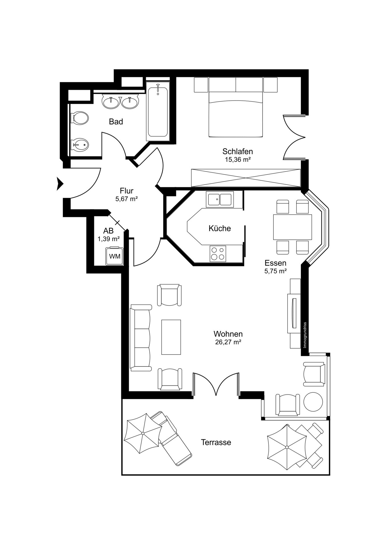 Wohnung zum Kauf 749.000 € 2 Zimmer 75 m²<br/>Wohnfläche Harlaching München 81545