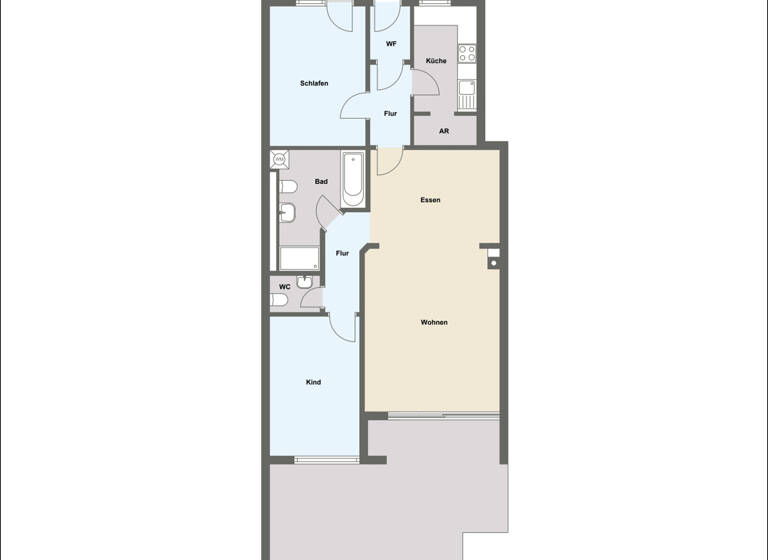 Wohnung zum Kauf provisionsfrei 269.000 € 3 Zimmer 117 m² 1. Geschoss Mainaschaff 63814