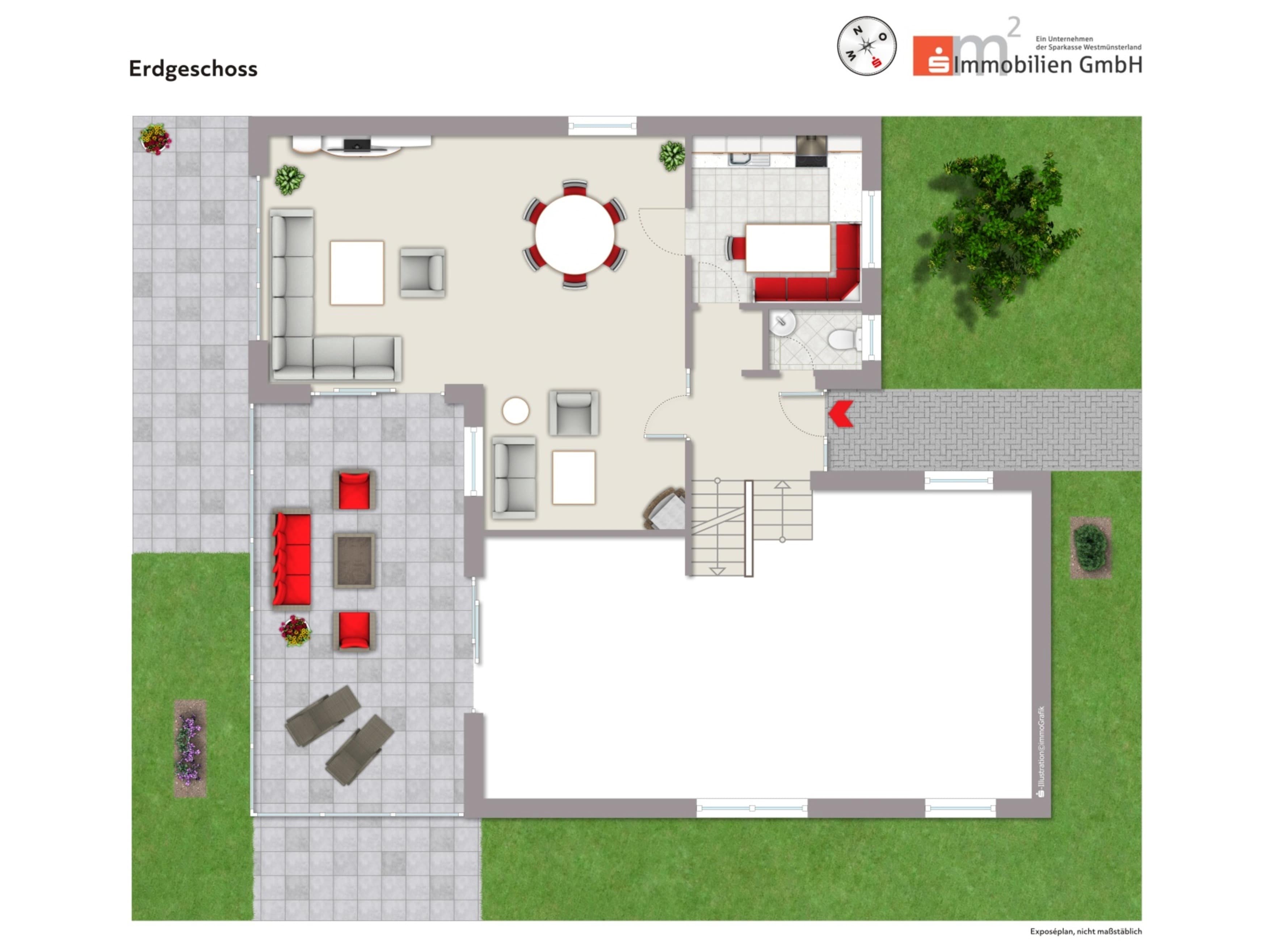 Einfamilienhaus zum Kauf 269.000 € 4 Zimmer 110 m²<br/>Wohnfläche 525 m²<br/>Grundstück ab sofort<br/>Verfügbarkeit Coesfeld Coesfeld 48653