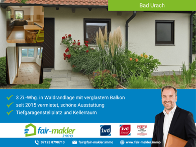 Wohnung zum Kauf 299.000 € 3 Zimmer 97,3 m² EG Bad Urach Bad Urach 72574