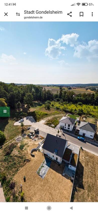Grundstück zum Kauf provisionsfrei 345.000 € 1.314 m² Grundstück Gondelsheim 75053