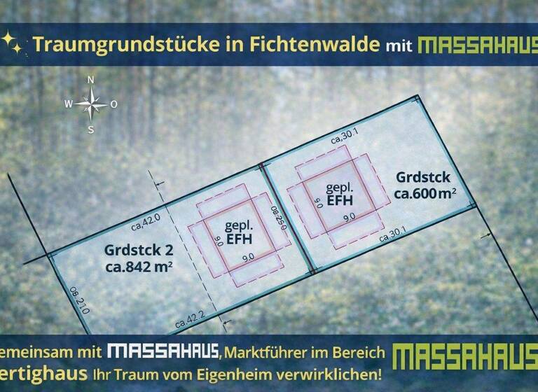 Grundstück zum Kauf 135.000 € 600 m² Grundstück Fichtenwalde Beelitz 14547