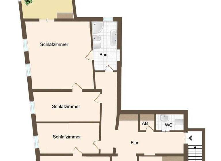 Wohnung zur Miete 1.000 € 5 Zimmer 167 m² 1. Geschoss frei ab sofort Beilngries 92339
