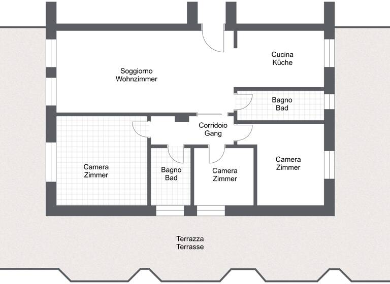 Wohnung zum Kauf 790.000 € 4 Zimmer 102 m² 1. Geschoss Lido di Jesolo