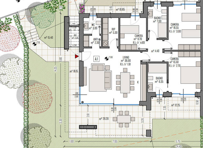 Wohnung zum Kauf - Erstbezug 1.190.000 € 4 Zimmer 128,3 m² EG Via Emilio Salgari Garda 37016