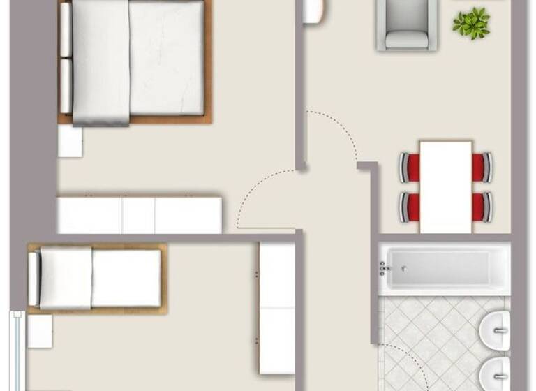 Wohnung zur Miete 1.450 € 3 Zimmer 80 m² frei ab 01.05.2026 Rodenkirchen Köln 50996