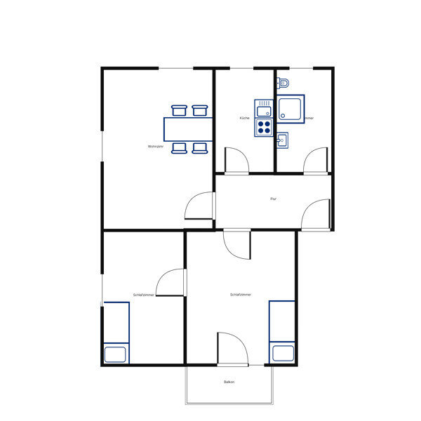 Wohnung zur Miete 468 € 2 Zimmer 48,7 m²<br/>Wohnfläche 20.01.2025<br/>Verfügbarkeit Wolfhager Str. 218 Harleshausen Kassel 34128