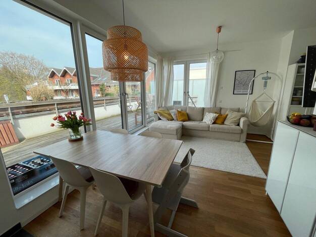 Penthouse zur Miete 2.390 € 3 Zimmer 90 m² 3. Geschoss Dianaweg 1 Lokstedt Eimsbüttel 22529