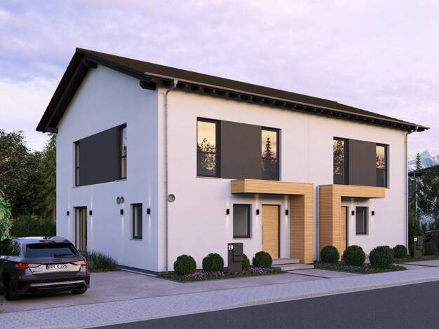 Doppelhaushälfte zum Kauf 464.900 € 4 Zimmer 140 m² 411 m² Grundstück Oberotterbach 76889