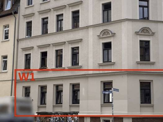 Wohnung zur Miete 580 € 3 Zimmer 59 m² Geschoss EG/3 frei ab sofort Karl-Ferlemann-Straße 31 Altlindenau Leipzig 04177