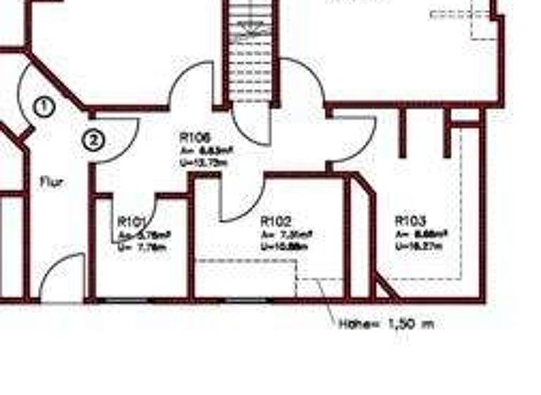 Maisonette zur Miete 665 € 3 Zimmer 78 m² 1. Geschoss frei ab sofort Genthiner Straße 17 Rathenow 14712