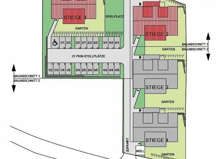 Wohnung zur Miete 606 € 2 Zimmer 62 m² 2. Geschoss frei ab sofort Hochneukirchen-Gschaidt 2852