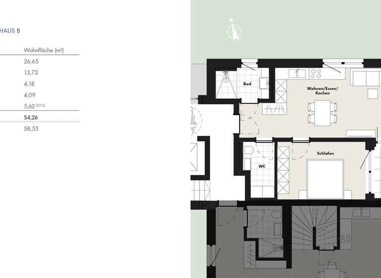 Wohnung zum Kauf - Erstbezug provisionsfrei 410.000 € 2 Zimmer 54 m² EG Oberstaufen 87534