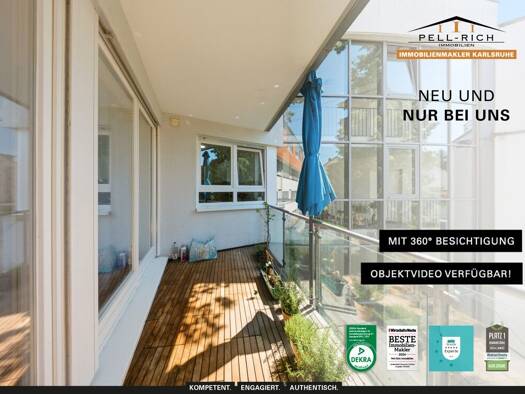 Wohnung zum Kauf 319.000 € 3 Zimmer 90 m² Weststadt Baden-Baden 76532