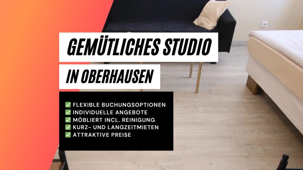 Wohnung zur Miete Wohnen auf Zeit 1.348 € 1 Zimmer 35 m²<br/>Wohnfläche 01.01.2025<br/>Verfügbarkeit Rehmer Alstaden - Ost Oberhausen 46049