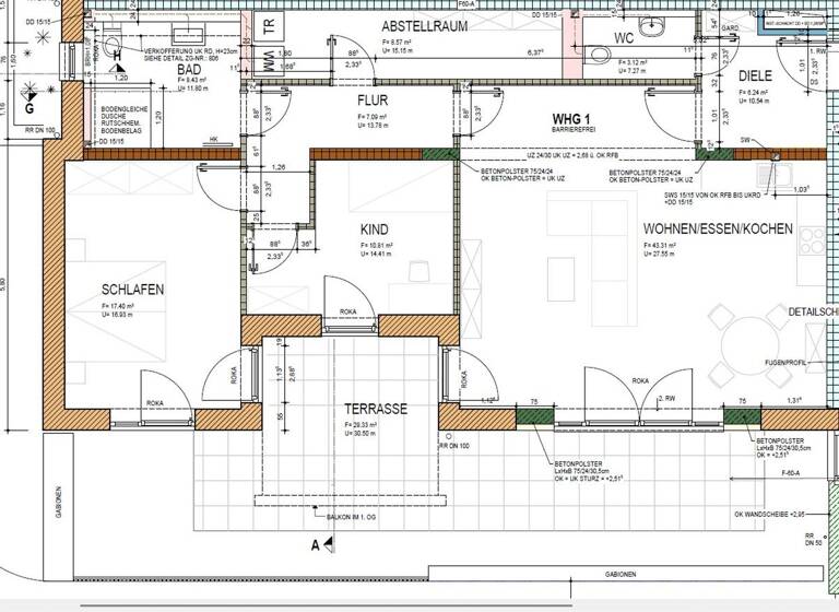 Studio zur Miete 1.200 € 3 Zimmer 106 m² Schloßstr. 2G Lockweiler Wadern-Lockweiler 66687