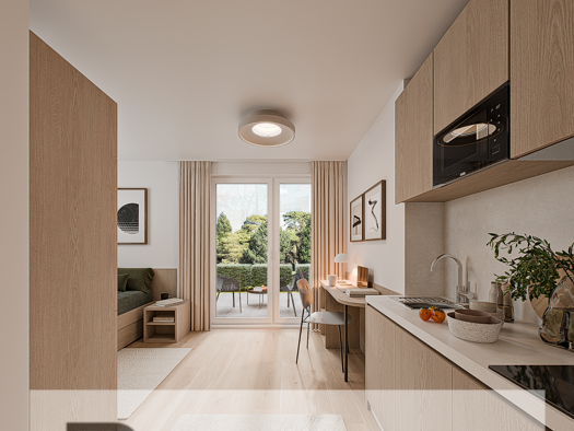 Studio zum Kauf provisionsfrei 259.000 € 1 Zimmer 22,7 m² EG Pasing-Obermenzing München 81247