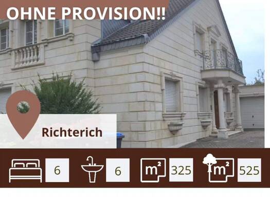 Mehrfamilienhaus zum Kauf provisionsfrei 779.000 € 9 Zimmer 325 m² 525 m² Grundstück Richterich Aachen 52072