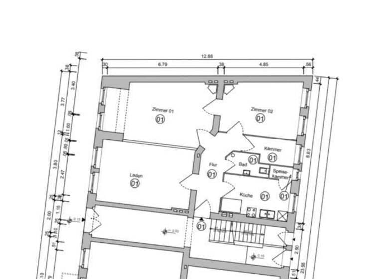 Wohnung zum Kauf 215.009 € 3 Zimmer 82,8 m²<br/>Wohnfläche EG<br/>Geschoss Weißensee Berlin 13088