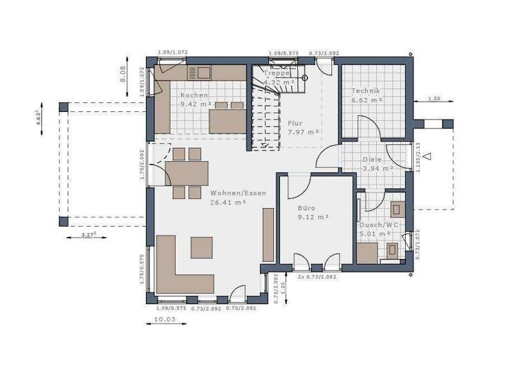 Einfamilienhaus zum Kauf provisionsfrei 998.778 € 5 Zimmer 144 m² 805 m² Grundstück Hart Chieming 83339